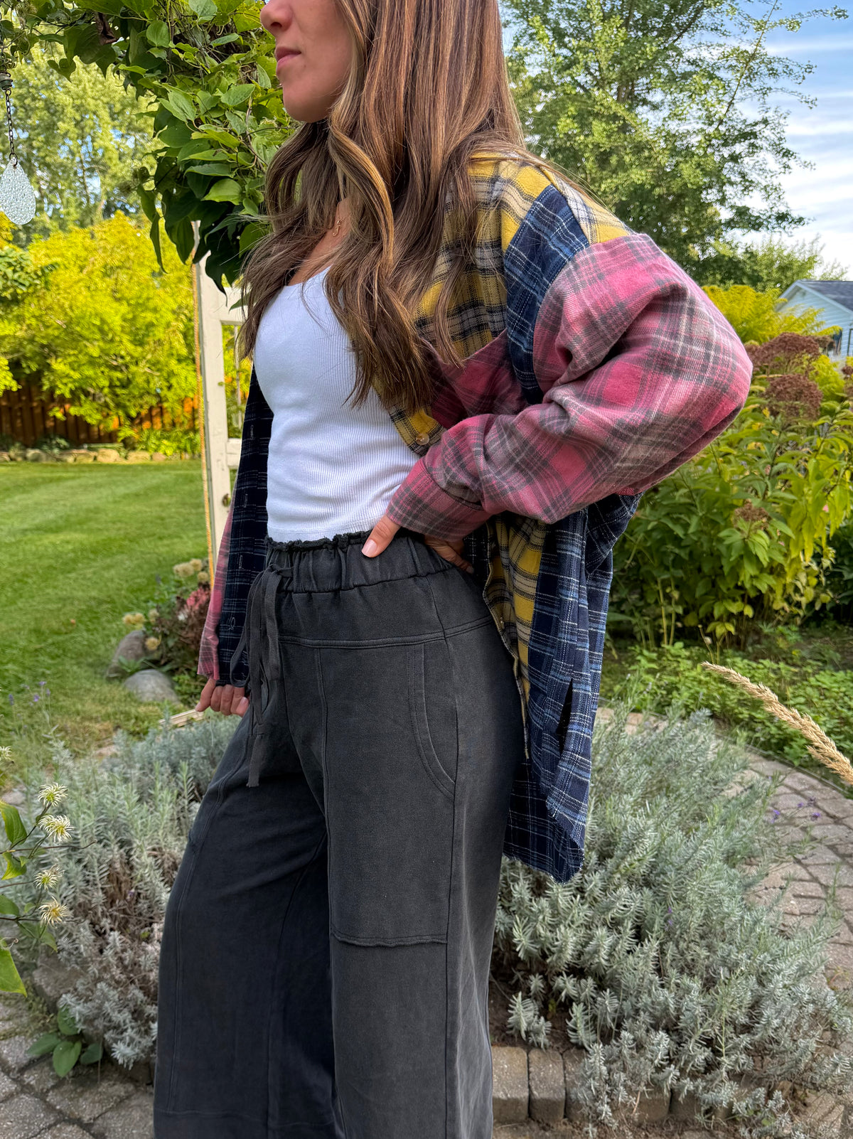 Sunset Glow Patchwork Flannel