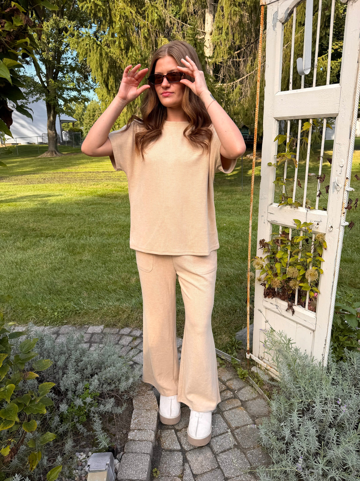 Warm Glow Ribbed Set
