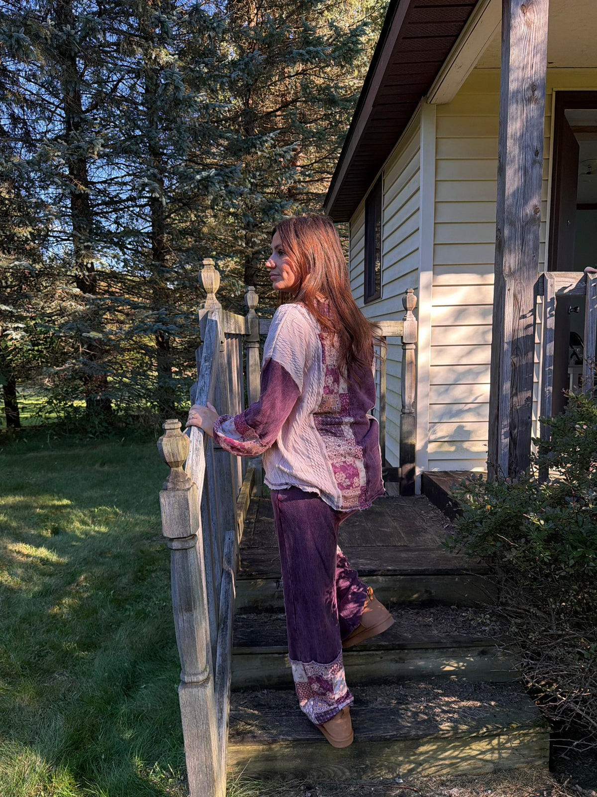 Harvest Paisley Patchwork Pants