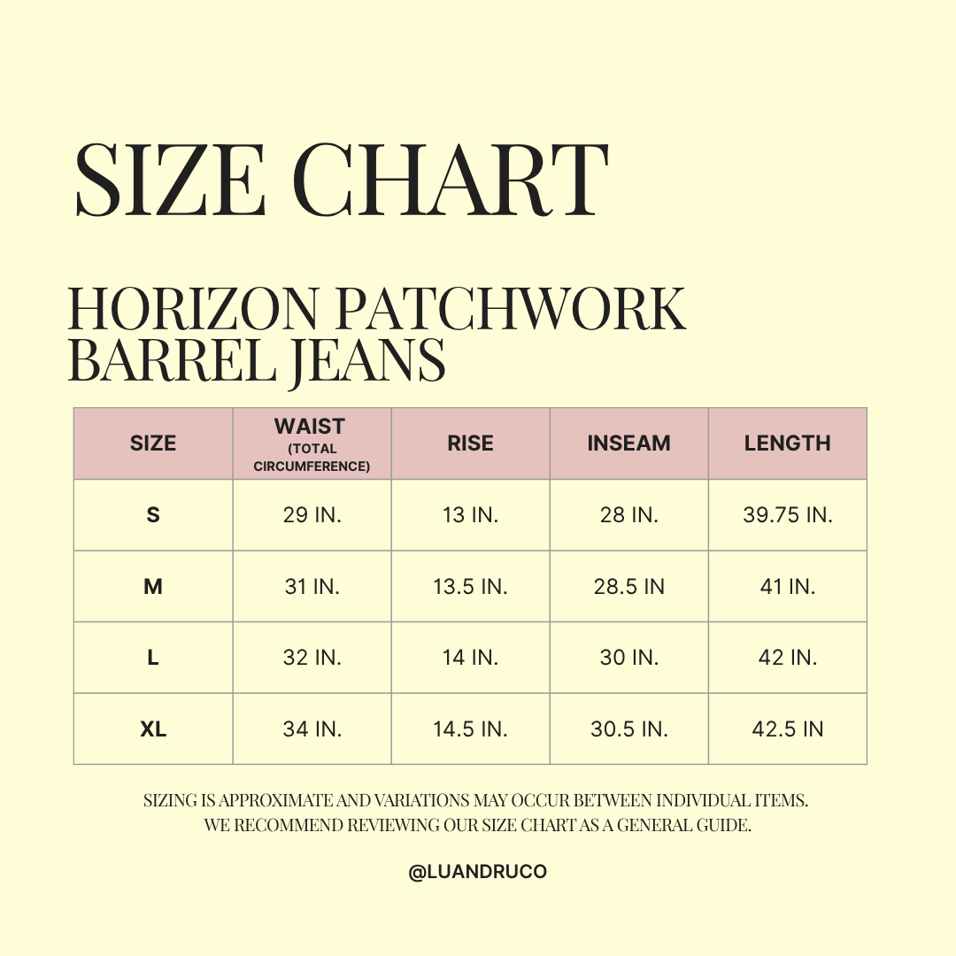 Horizon Patchwork Barrel Jeans