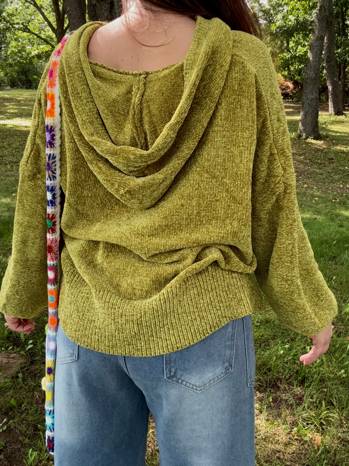 Olive Grove Henley Knit