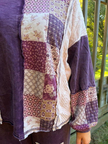 Harvest Paisley Patchwork Pullover
