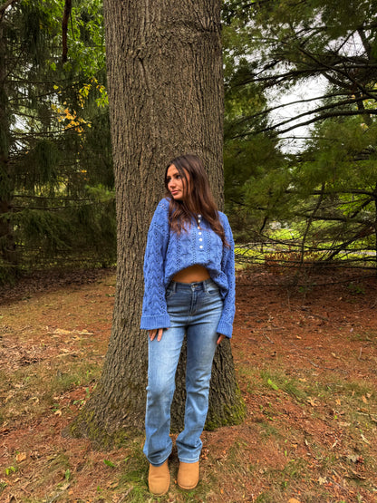 Blue Ridge Cable Knit Sweater