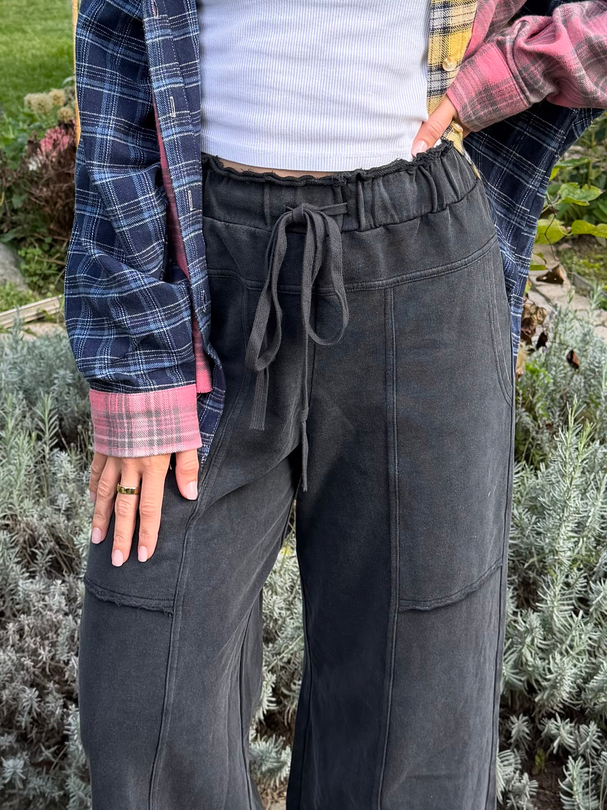 Twilight Mineral Wash Barrel Lounge Pants