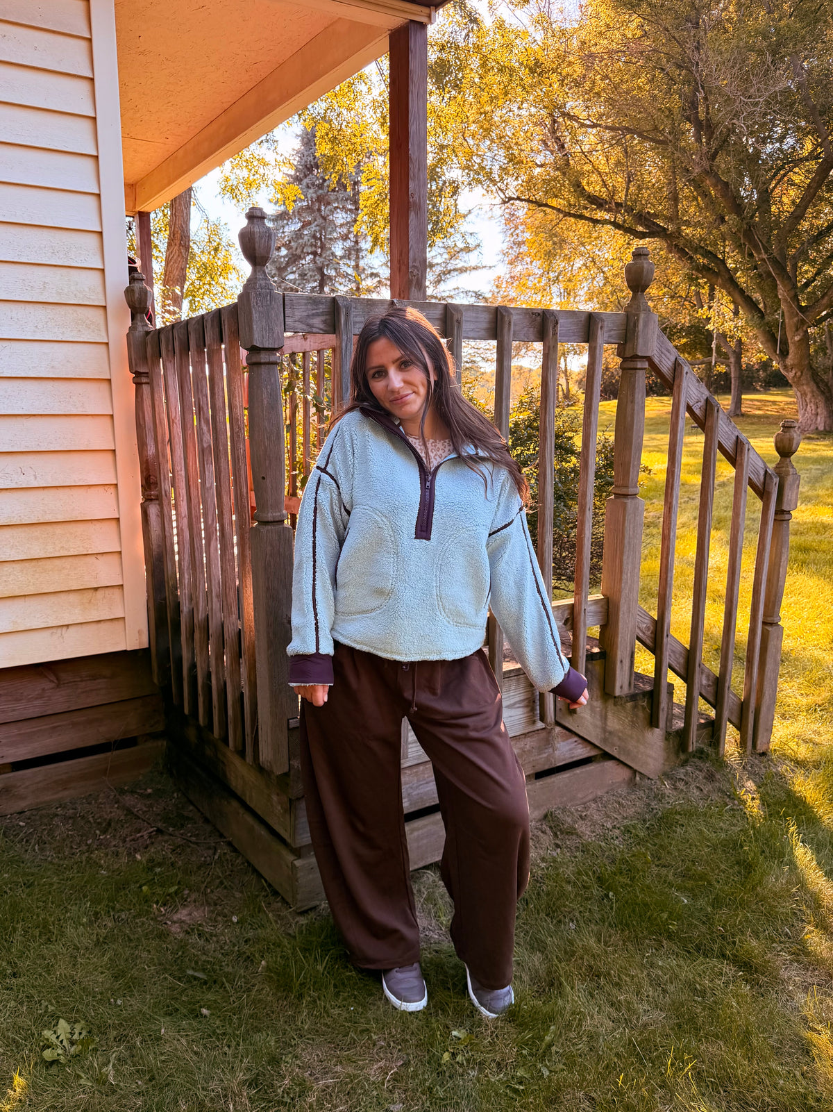 Baby Blue Mulberry Timberline Fleece