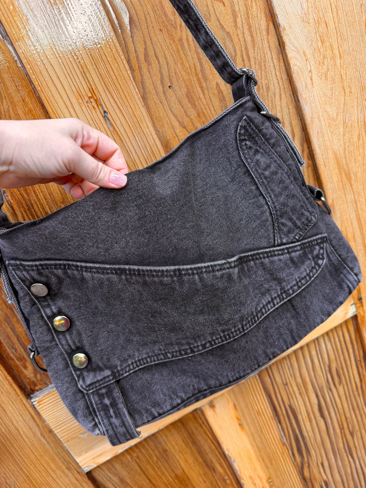 Midnight Denim Shoulder Bag