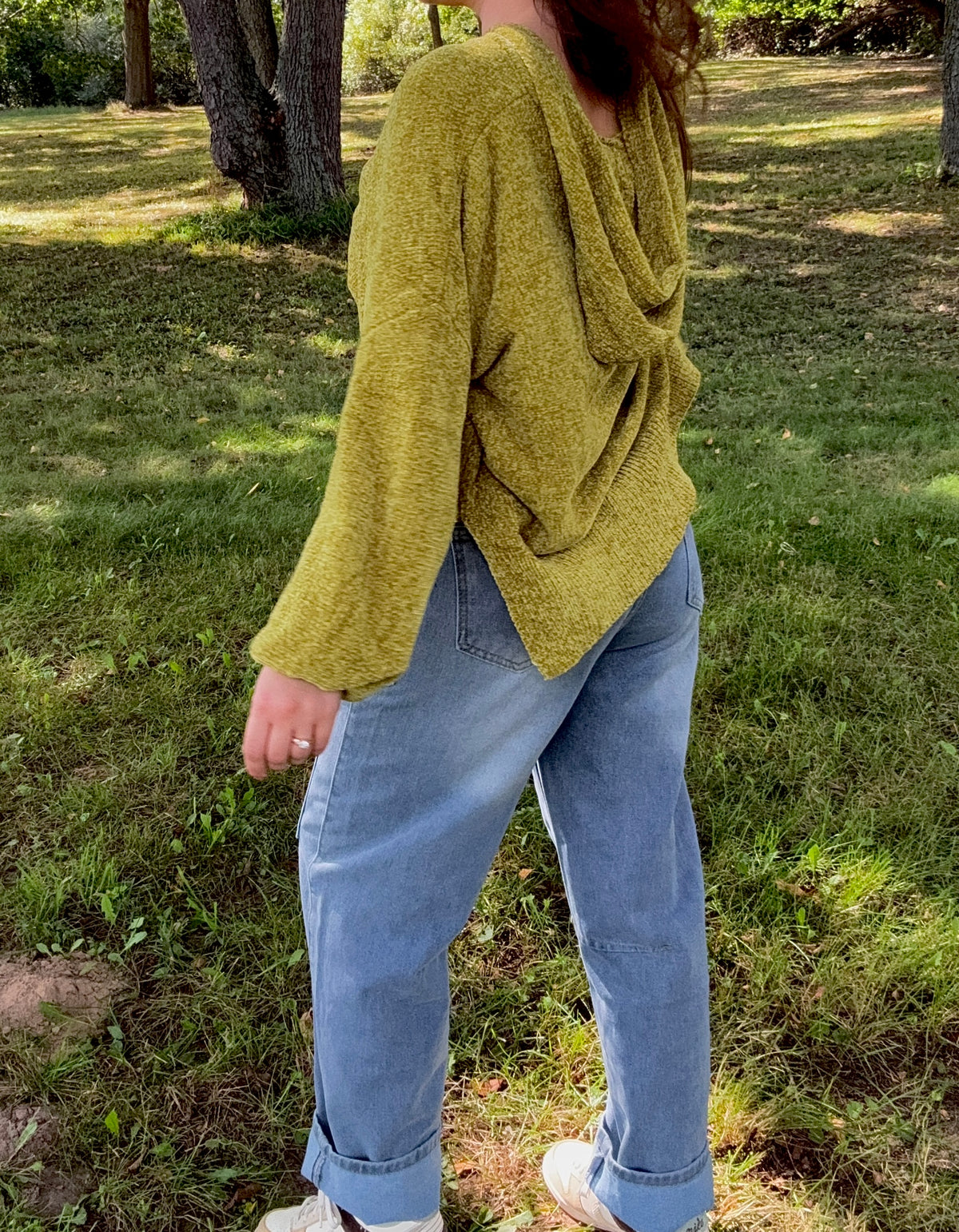 Horizon Patchwork Barrel Jeans