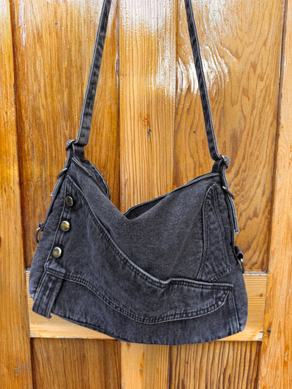 Midnight Denim Shoulder Bag