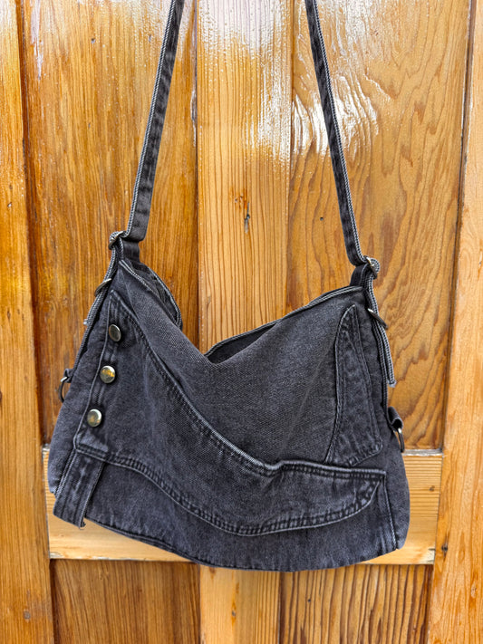 Midnight Denim Shoulder Bag
