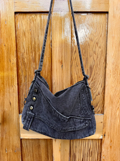 Midnight Denim Shoulder Bag