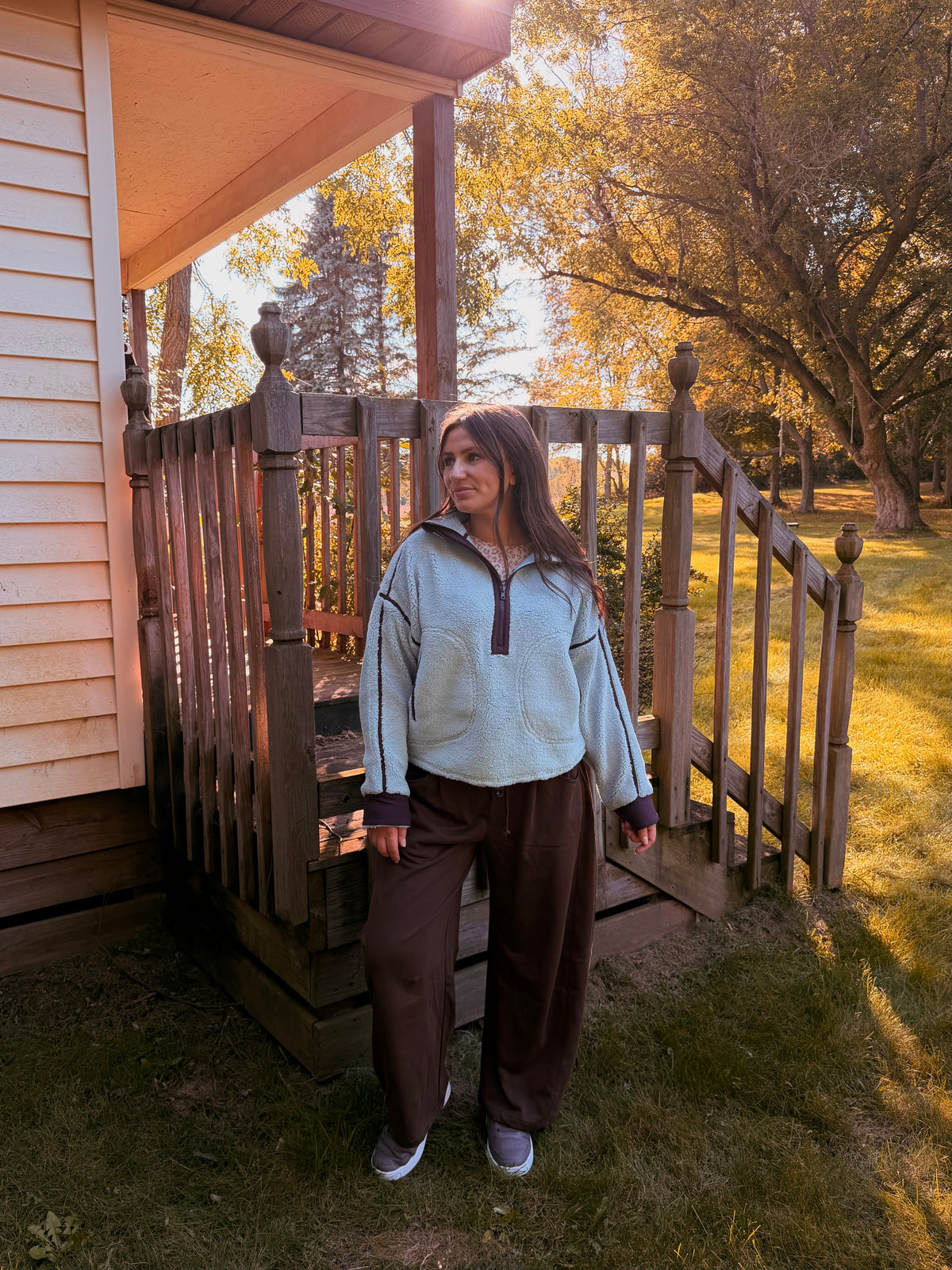 Baby Blue Mulberry Timberline Fleece
