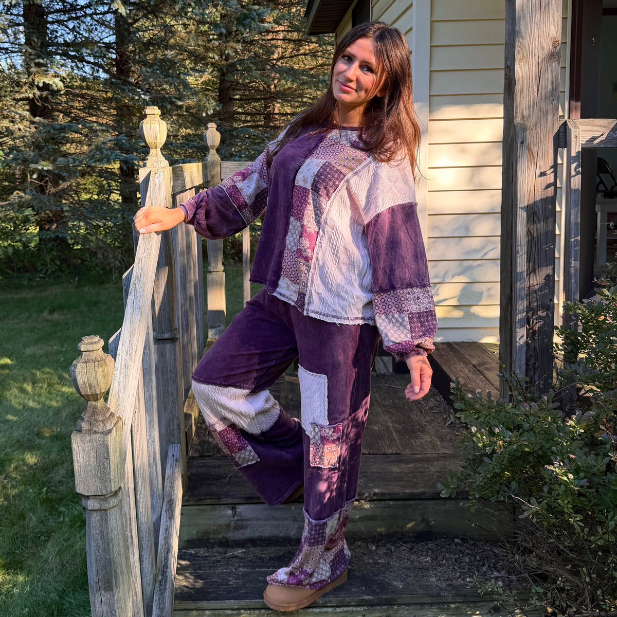 Harvest Paisley Patchwork Pants