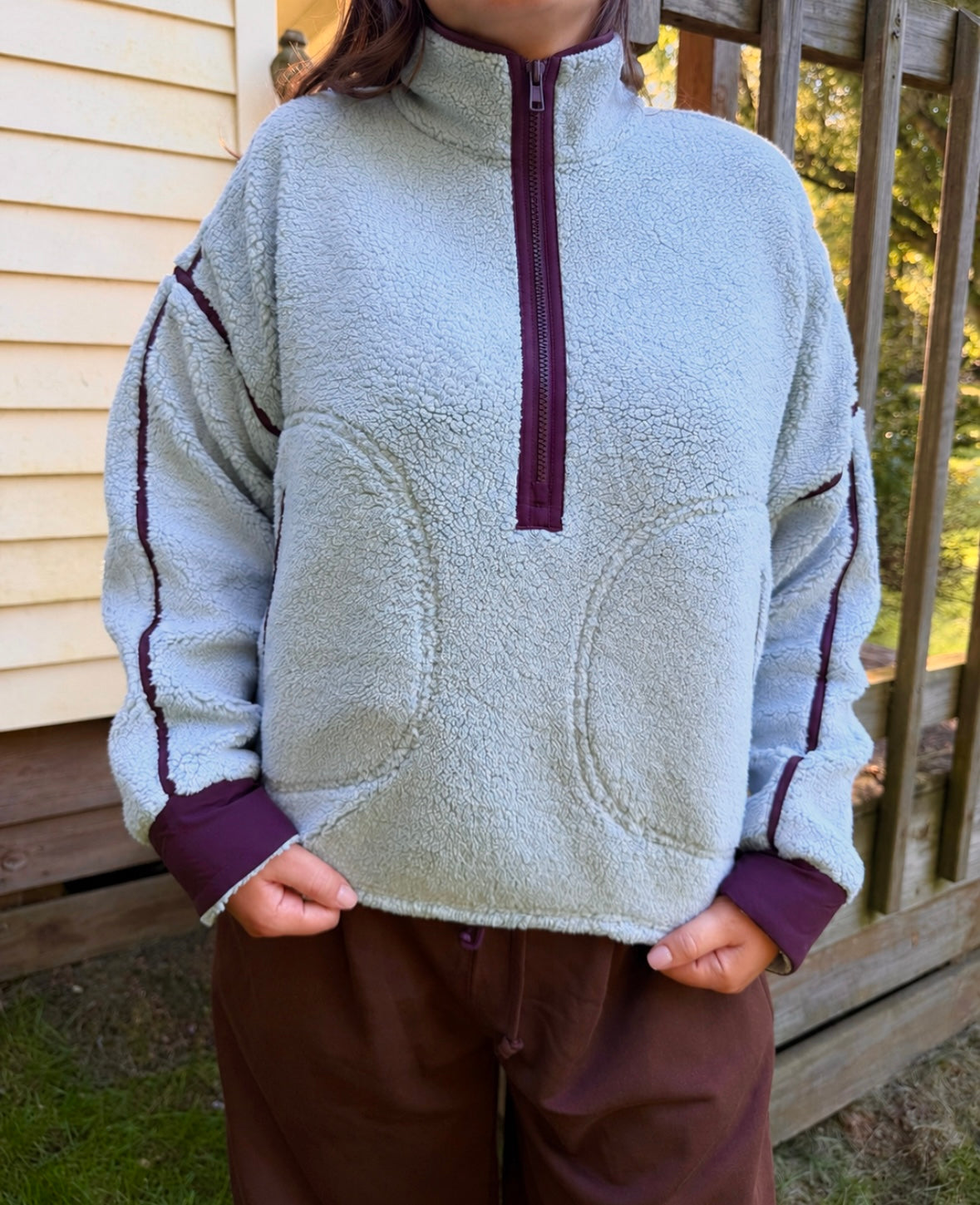 Baby Blue Mulberry Timberline Fleece