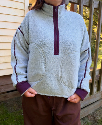 Baby Blue Mulberry Timberline Fleece