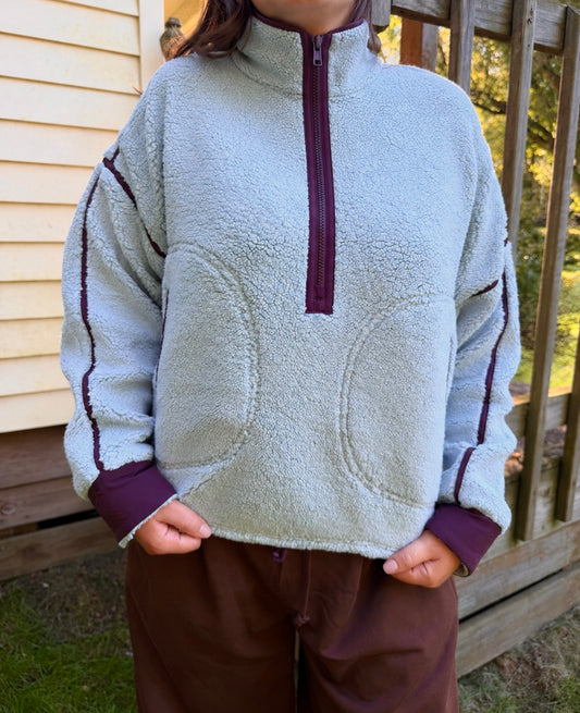 Baby Blue Mulberry Timberline Fleece